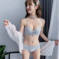 日系蕾丝内衣文胸套装,浪漫甜美，舒适聚拢，展现女性魅力